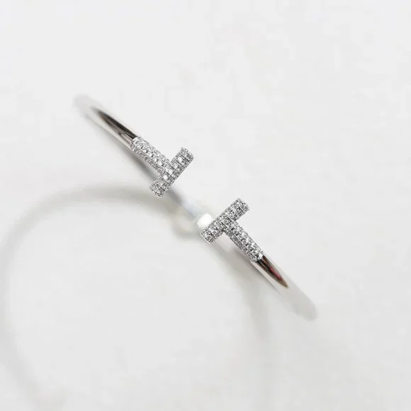 Rose Gold Beautiful Open Bracelet - Picture 9 of 12